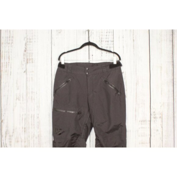 Helly Hansen Waterproof Ripstop Snap Zipper Pants Black Size Small - Picture 2 of 10